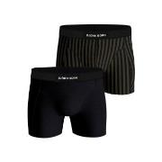 Björn Borg 2P Core Boxer Schwarz gestreift Baumwolle Small Herren