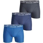 Björn Borg 3P Essential Shorts Marine/Blau Baumwolle Small Herren