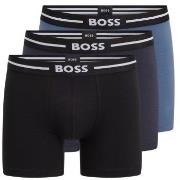 BOSS 3P Boxer Bold Boxer Schwarz/Blau Baumwolle Small Herren