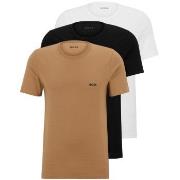 BOSS 3P Classic Cotton Solid T-Shirt Mixed Baumwolle Medium Herren