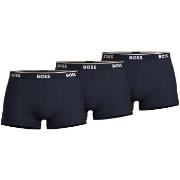 BOSS 3P Cotton Stretch Trunks Dunkelblau Baumwolle Small Herren