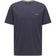 BOSS Mix and Match T-shirt With Logo Dunkelblau Baumwolle Small Herren