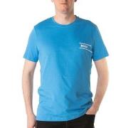 BOSS RN 24 Crew Neck T-shirt Blau Baumwolle X-Large Herren