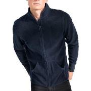 Bread and Boxers Fleece Jacket Marine Polyester Small Herren