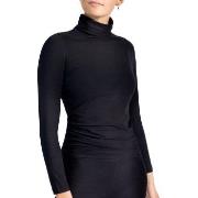 Bread and Boxers Turtle Neck Schwarz Viskose Small Damen