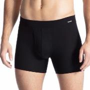 Calida Cotton Code Boxer Brief With Fly Schwarz Baumwolle Small Herren