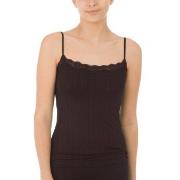 Calida Etude Toujours Spaghetti-Top Schwarz Baumwolle Small Damen