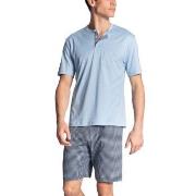 Calida Relax Choice Short Pyjamas Hellblau Baumwolle Small Herren