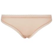 Calvin Klein Bottoms Up Refresh Thong Beige Polyamid Small Damen