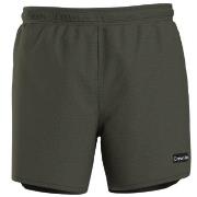 Calvin Klein Badehosen Cool Iconic Texture Swimshorts Dunkelgrün Small...