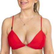 Calvin Klein Core Solid Fixed Triangel Bikini Rot Small Damen