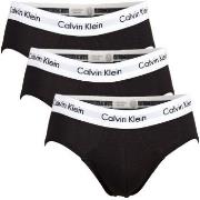 Calvin Klein 3P Cotton Stretch Hip Brief Schwarz Baumwolle Small Herre...