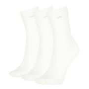 Calvin Klein 3P Emma Roll Top Crew Socks Weiß Strl 37/41 Damen