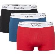 Calvin Klein 3P Modern Cotton Stretch Trunk Rot/Blau Baumwolle Large H...