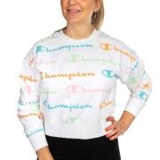 Champion American Classics Women Crewneck Print Weiß Muster Small Dame...