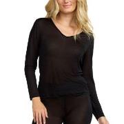 Damella Silk Long Sleeve Schwarz Seide Small Damen