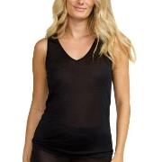 Damella Silk Tank Top Schwarz Seide Small Damen