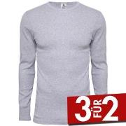 Dovre Long Sleeve Crew Neck Grau Baumwolle Small Herren