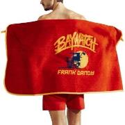 Frank Dandy 2P Baywatch Beach Towel Rot Baumwolle One Size