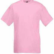 Fruit of the Loom Valueweight Crew Neck T Rosa Baumwolle Small Herren