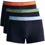 Gant 3P Cotton Trunks Marine/Blau Baumwolle Medium Herren