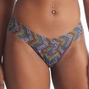 Hanky Panky 3P Printed Low Rise Thong Multi-colour-2 Nylon One Size Da...