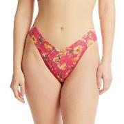 Hanky Panky Printed Original Rise Thong Rosa geblümt Nylon One Size Da...