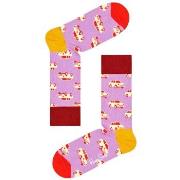 Happy Socks Car Sock Lila Baumwolle Gr 41/46