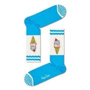 Happy socks 2P Ice Cream Sock Hellblau/Weiß Baumwolle Gr 41/46