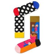 Happy socks 3P Rock Your Socks Friend Sock Schwarz gemustert Baumwolle...