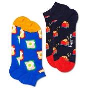 Happy socks 2P Toast Low Sock Blau Baumwolle Gr 41/46