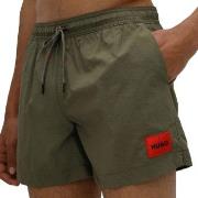 HUGO Badehosen Dominica Recycled Swim Shorts Dunkelgrün Polyester X-La...