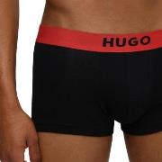 HUGO Iconic Trunk Schwarz/Rot Baumwolle Medium Herren
