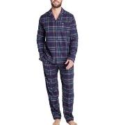 Jockey Cotton Flannel Pyjama Navy Baumwolle Small Herren