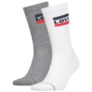 Levis 2P Sport Regular Cut Sock Weiß/Grau Gr 39/42