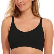 Magic BH Comfort Spagetti Bra Schwarz Polyamid Small Damen