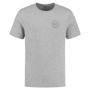 Michael Kors Peached Jersey Crew Neck T-shirt Grau Baumwolle Small Her...