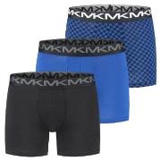 Michael Kors 3P Strecth Factor Boxer Brief Blau Baumwolle Small Herren