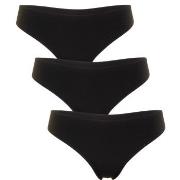 Missya 3P Seamless string Schwarz Small Damen