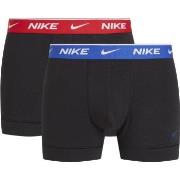 Nike 6P Everyday Cotton Stretch Trunk Schwarz/Blau Baumwolle Small Her...