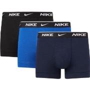 Nike 3P Everyday Essentials Cotton Stretch Trunk Schwarz/Blau Baumwoll...