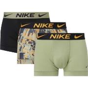 Nike 3P Everyday Essentials Micro Trunks Grün/Orange Polyester Small H...