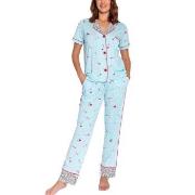 PJ Salvage Dalamatian Dog Pyjama Blau X-Large Damen