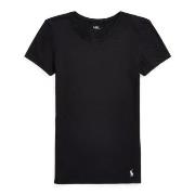 Polo Ralph Lauren Women Slim Fit T-Shirt Schwarz Small Damen