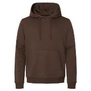 Resteröds Bamboo Hooded Shirt Braun Small Herren