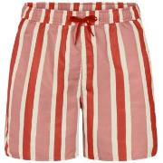 Resteröds Badehosen Recycled Swimshorts Rot/Weiß Polyester Small Herre...