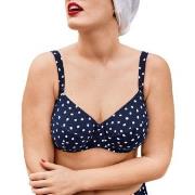 Rosa Faia Blue Dots Luna Big Cup Bikini Bra Marine F 38 Damen