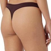 Schiesser 3P 95-5 Organic Cotton Thong Rot/Schwarz Ökologische Baumwol...