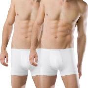 Schiesser 2P Essentials Boxer Briefs Weiß Baumwolle Small Herren