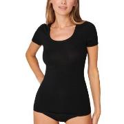 Schiesser Personal Fit Crew Neck Schwarz Small Damen